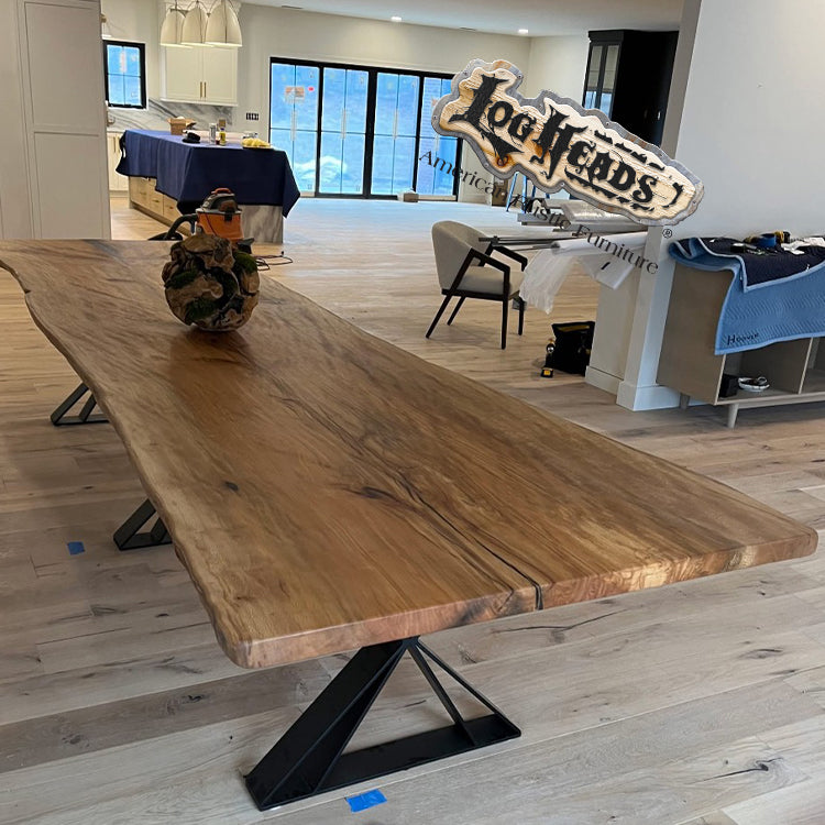 SOLD: 14' Custom Slab Conference or Dining Table