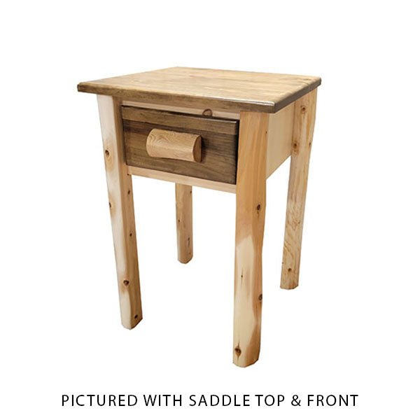 1 Drawer Nightstand Saddle