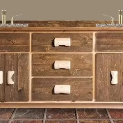 Rustic Bathroom Vanities, Log Vanities