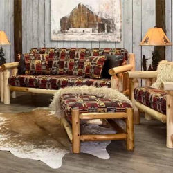 Log Living Room Furniture, Log Sofas, Rustic Living Room Furniture