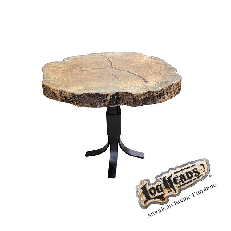 Custom Maple Slab End Table