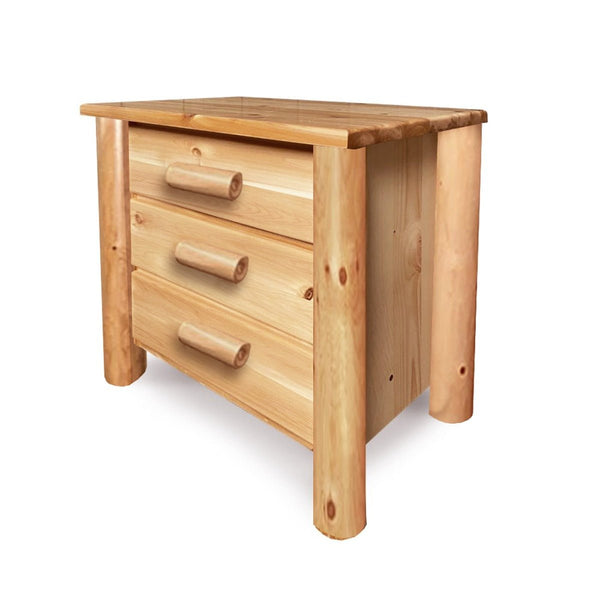 Cabin 3 Drawer Nightstand