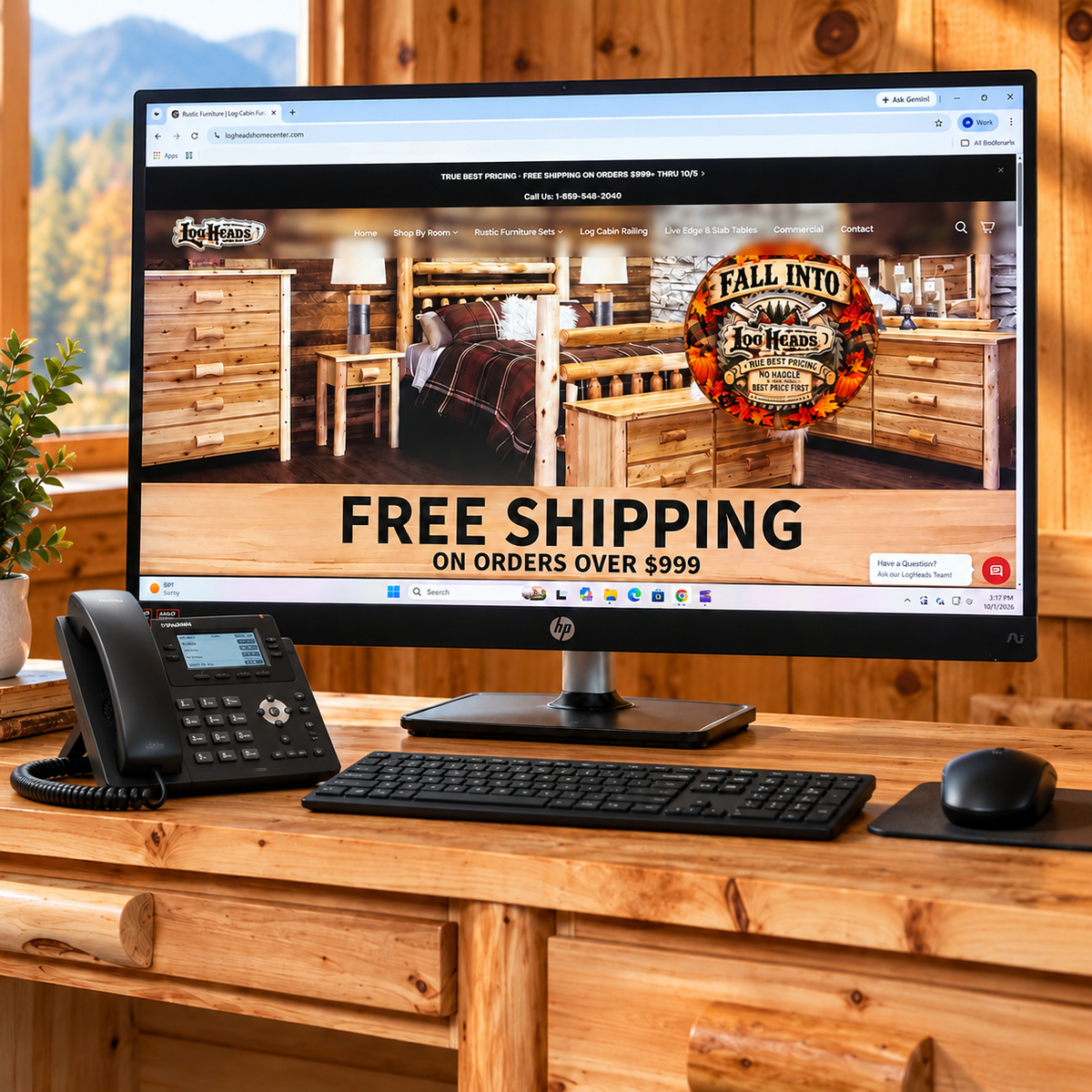 How to Order Your Log Furniture & Railing: Start to Finish