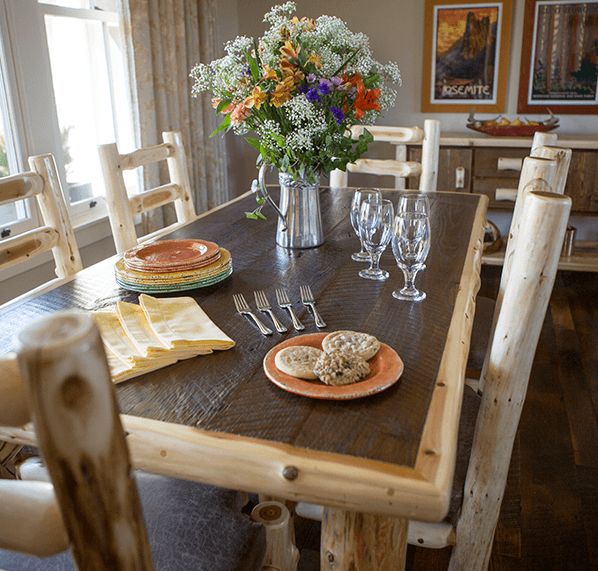 Rustic Dining Room Furniture LogHeads Home Center