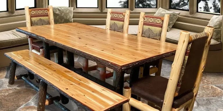 Rustic Dining Room Furniture Collection - LogHeads Home Center