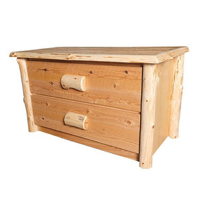 Cedar Chest | 2 Drawer Rustic Chest