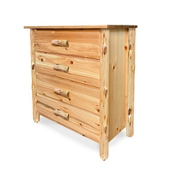 4 Drawer Cedar Chest | 40" Wide - LogHeads Home Center