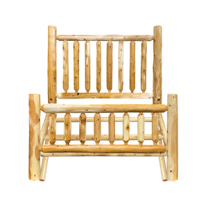 Log Bed | 4 Poster Log Bed Frame - LogHeads Home Center