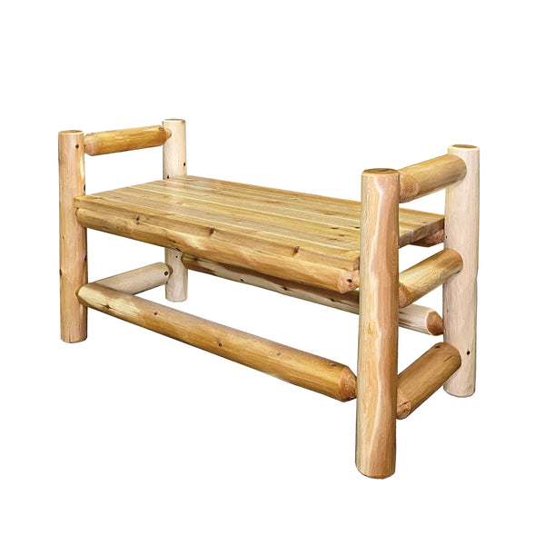 Rustic Boot Bench - LogHeads Home Center