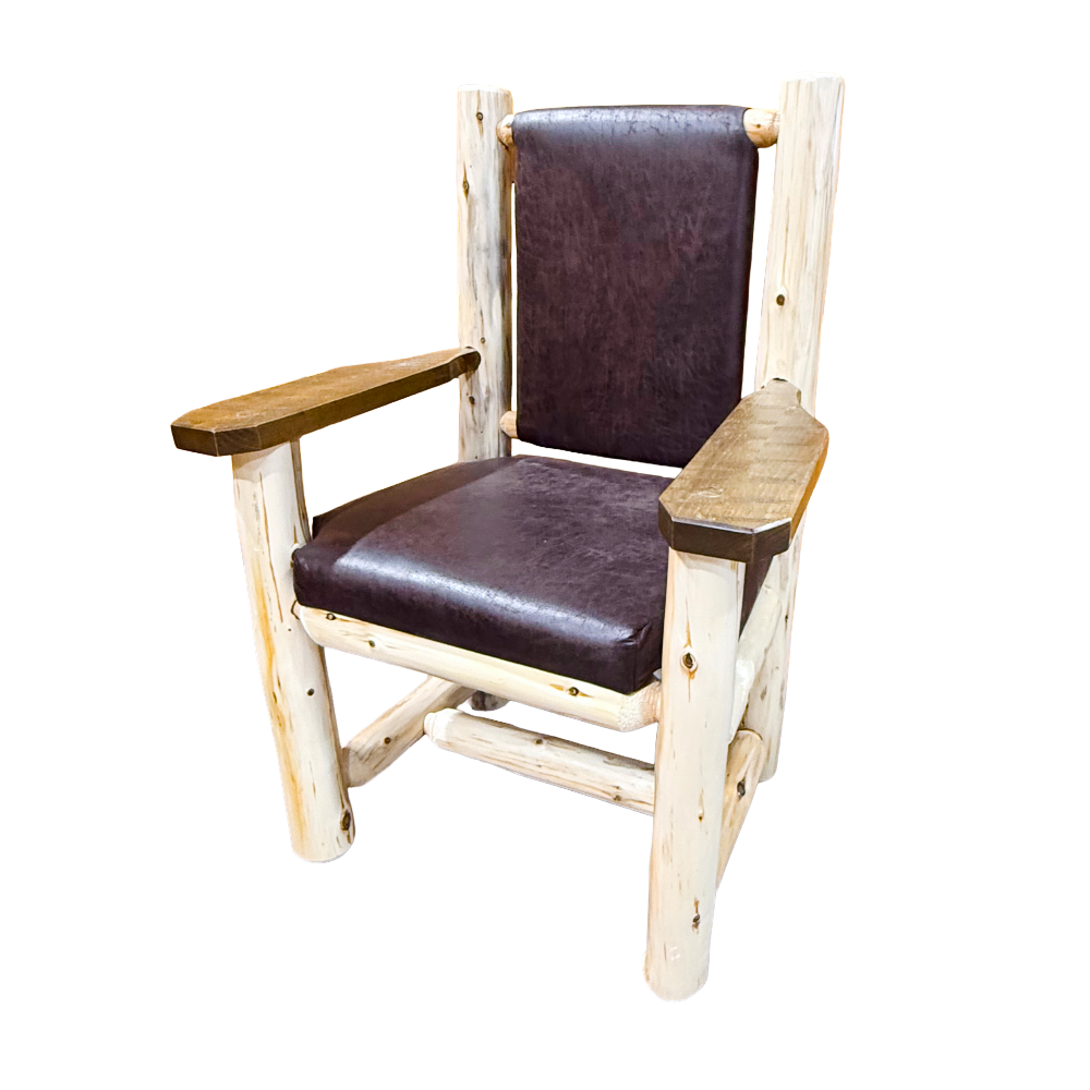 Captain Log Upholstered Dining Chair - LogHeads Home Center