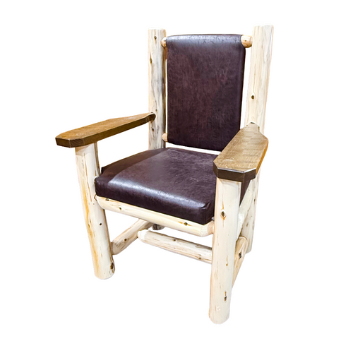 Captain Log Upholstered Dining Chair - LogHeads Home Center