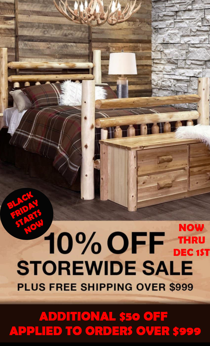 Log Furniture I Rustic Furniture I Handmade in america