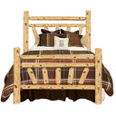 Log Bed | Starburst Lodge Log Bed Frame from LogHeads Home Center Log Furniture Manufacturing Company