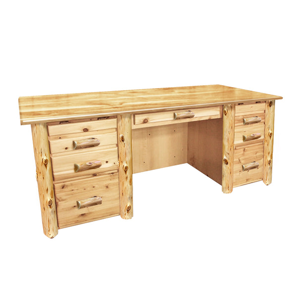 Executive Log Desk - LogHeads Home Center