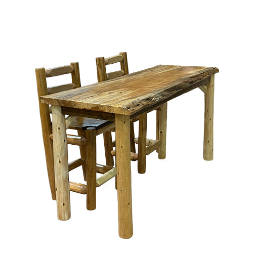 Custom Ambrosia Maple High Top Slab Table