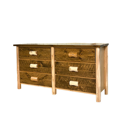 log dressers, clothing storage