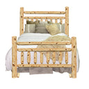 Log Bed | Lodge Log Bed in Elk Ridge Log Texture from LogHeads Home Center log furniture manufacturing company in Lancaster, KY