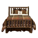 Log Bed | Timber Creek Log Bed Frame in Hickory Log Texture from LogHeads Home Center Log Furniture Manufacturing Company in Central Kentucky