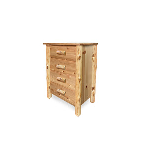 Small 4 Drawer Log Chest