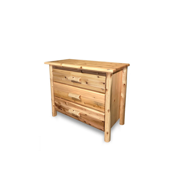 3 Drawer Cedar Chest | 40" Wide - LogHeads Home Center