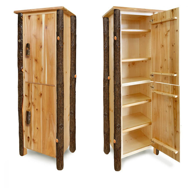 Log Pantry or Rustic Linen Cabinet