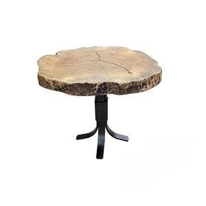 SOLD: Custom Maple Slab End Table - LogHeads Home Center