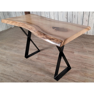 SOLD: Custom Slab Sofa Table - LogHeads Home Center