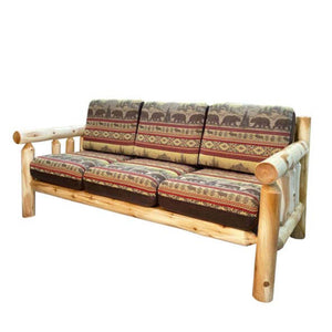 Log Couch | Rustic Sofa - LogHeads Home Center