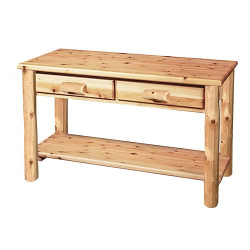 Rustic Sofa Table | 2 Drawer