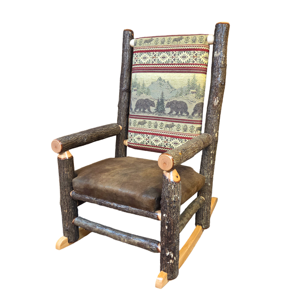 LogHeads Indoor Upholstered Rocking Chair - LogHeads Home Center