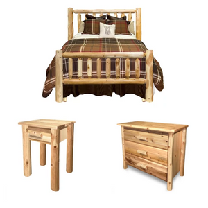 Log Bedroom Set | Timber Creek Set