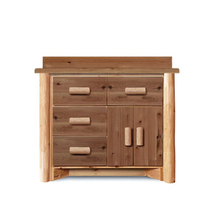 36 inch Rustic Bathroom Vanity with Drawers Stained