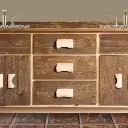 Rustic Bathroom Vanities and Log Vanities