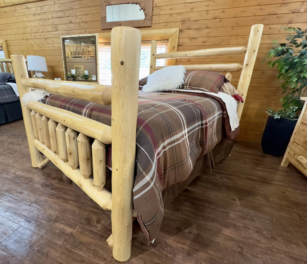 Lodge Log Bed