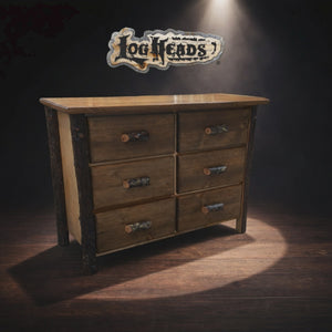 Hickory Dresser with Saddle Finish