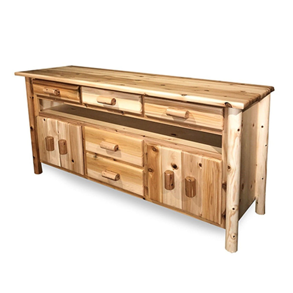 Farmhouse Entertainment Center | 5 Drawer