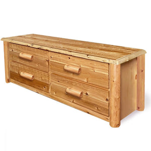 Cabin King 4 Drawer Cedar Chest