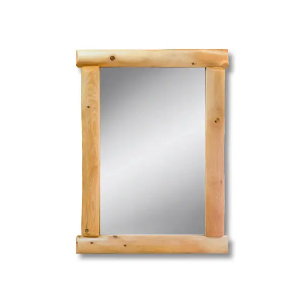 LogHeads Rustic Small Mirror
