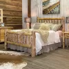 Lodge Log Bed
