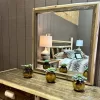 LogHeads Rustic Large Inlay Mirror