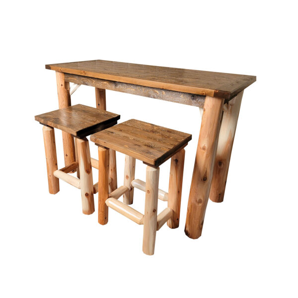 two person bar table set