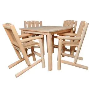 Square Pub Table with Chairs